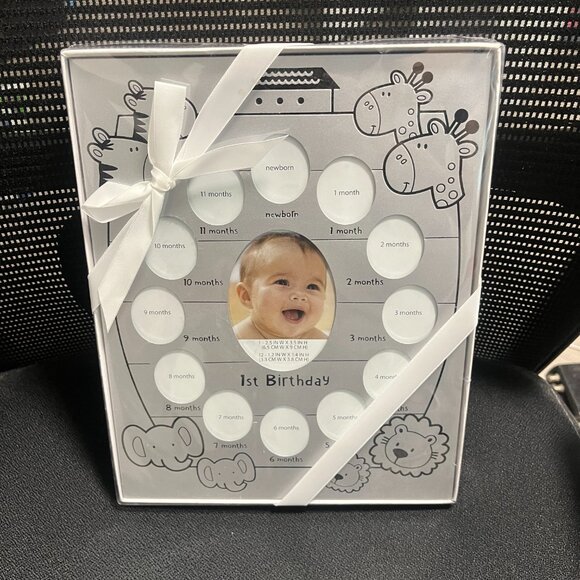 Carter's Child Of Mine "First Year" Picture Frame (Holds 13 Photos) New In Box - Picture 1 of 4